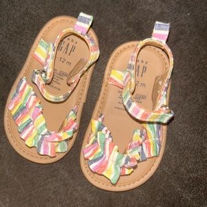 Ruffle sandals from gap